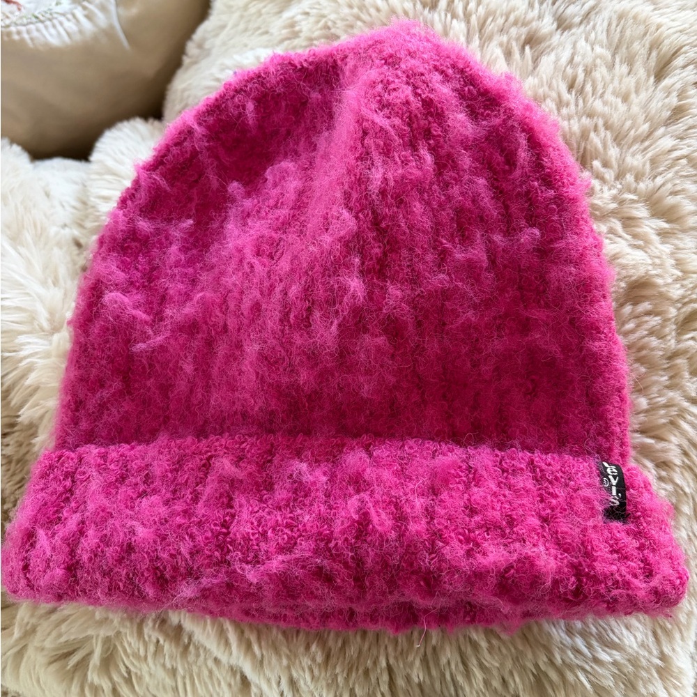 Cozy Pink Knit Beanie